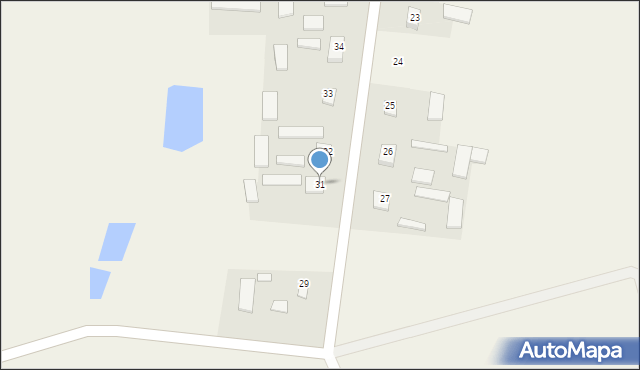 Budynin, Budynin, 31, mapa Budynin