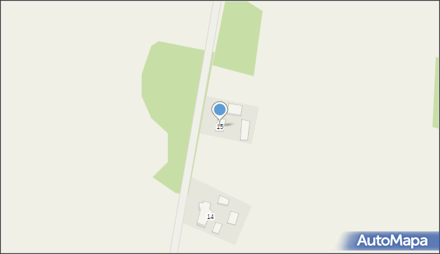 Budzewo, Budzewo, 15, mapa Budzewo