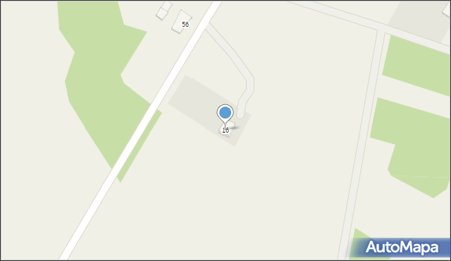 Budzewo, Budzewo, 16, mapa Budzewo