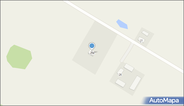 Budzewo, Budzewo, 26a, mapa Budzewo