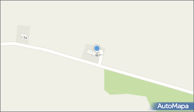 Budzewo, Budzewo, 55, mapa Budzewo