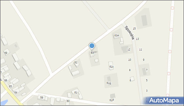 Budziechów, Budziechów, 63, mapa Budziechów