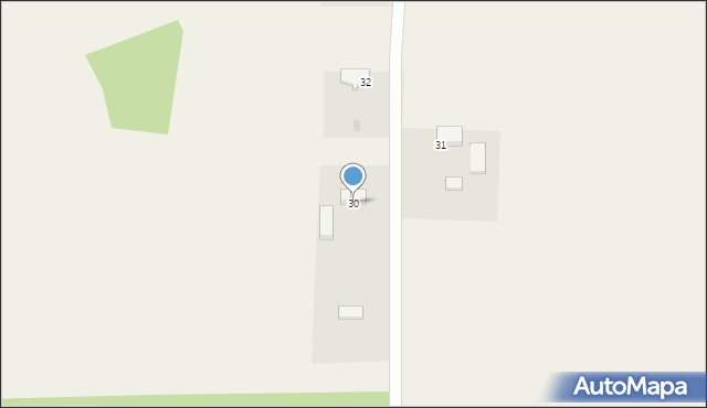 Budzieszewice, Budzieszewice, 30, mapa Budzieszewice