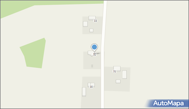 Budzieszewice, Budzieszewice, 32, mapa Budzieszewice
