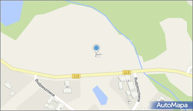 Budzieszowce, Budzieszowce, 17, mapa Budzieszowce