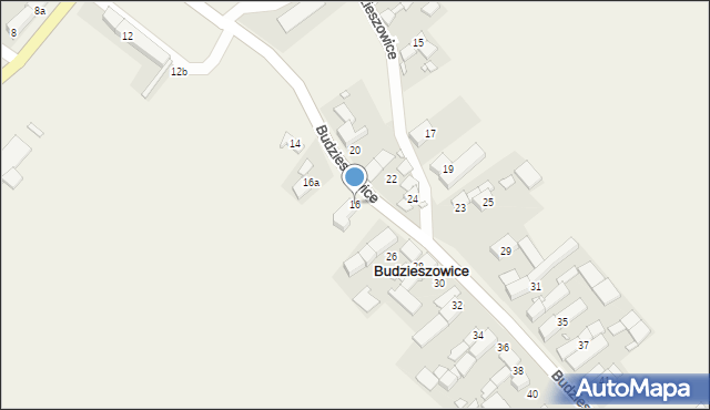 Budzieszowice, Budzieszowice, 16, mapa Budzieszowice