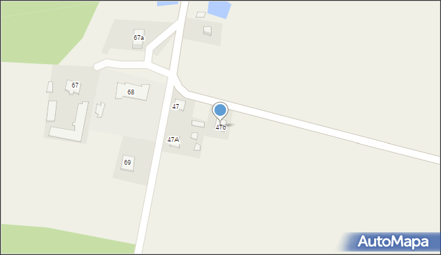 Budziska, Budziska, 47b, mapa Budziska