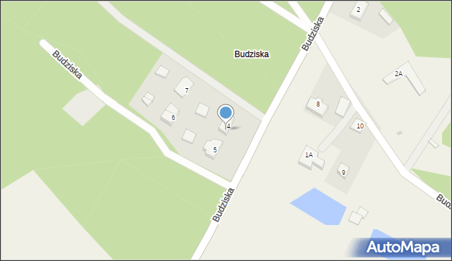 Budziska, Budziska, 4a, mapa Budziska