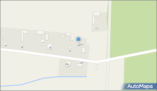 Budziska, Budziska, 14, mapa Budziska