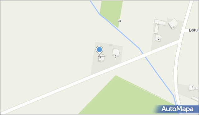 Budziska, Budziska, 3A, mapa Budziska