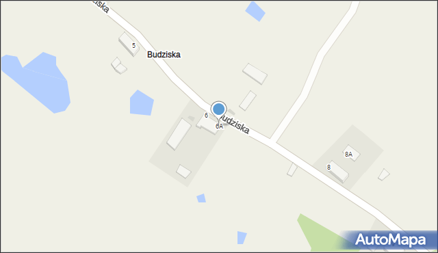 Budziska, Budziska, 6A, mapa Budziska