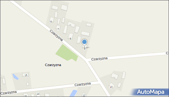 Budziska, Budziska, 9, mapa Budziska