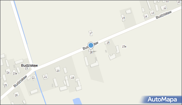 Budzisław, Budzisław, 18, mapa Budzisław