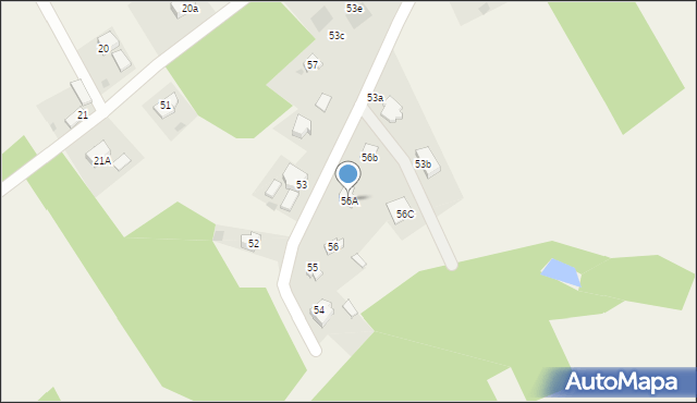 Budzisław Stary, Budzisław Stary, 56A, mapa Budzisław Stary