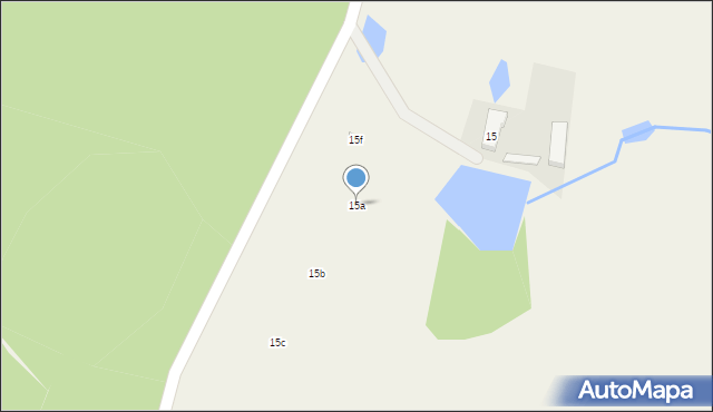 Budziszewice, Budziszewice, 15a, mapa Budziszewice