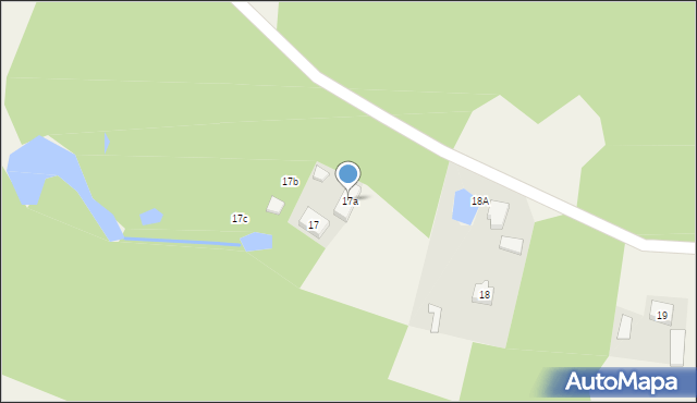 Budziszewice, Budziszewice, 17a, mapa Budziszewice
