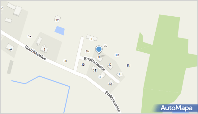 Budziszewice, Budziszewice, 3I, mapa Budziszewice
