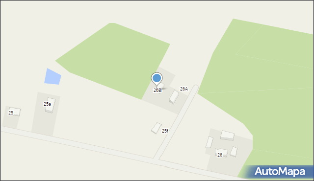 Budziszewko, Budziszewko, 26B, mapa Budziszewko