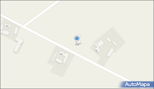 Budziszewko, Budziszewko, 41a, mapa Budziszewko