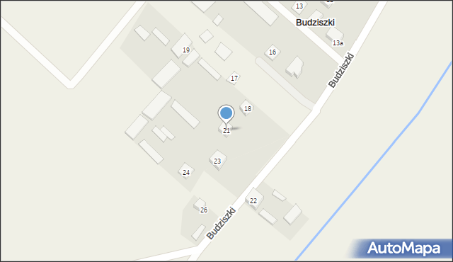 Budziszki, Budziszki, 21, mapa Budziszki