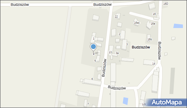 Budziszów, Budziszów, 4, mapa Budziszów
