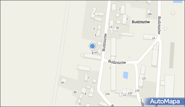 Budziszów, Budziszów, 6, mapa Budziszów