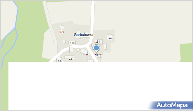 Budzów, Budzów, 58, mapa Budzów