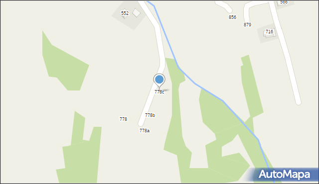 Budzów, Budzów, 778c, mapa Budzów