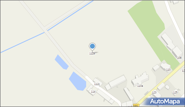 Budzów, Budzów, 112b, mapa Budzów