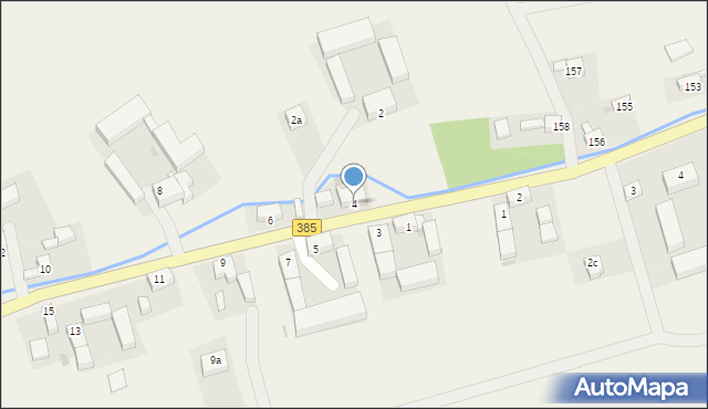 Budzów, Budzów, 4, mapa Budzów