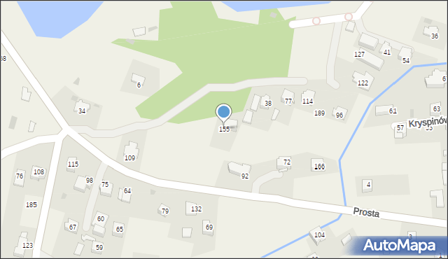Budzyń, Budzyń, 155, mapa Budzyń