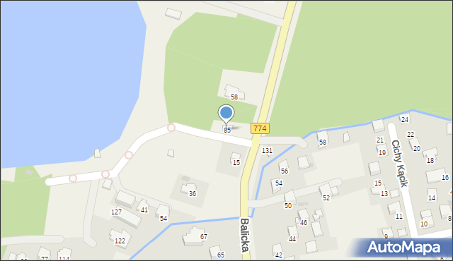 Budzyń, Budzyń, 85, mapa Budzyń