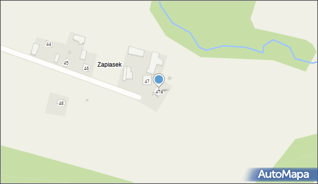 Budzyń, Budzyń, 47a, mapa Budzyń