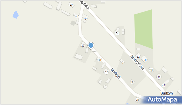 Budzyń, Budzyń, 28, mapa Budzyń