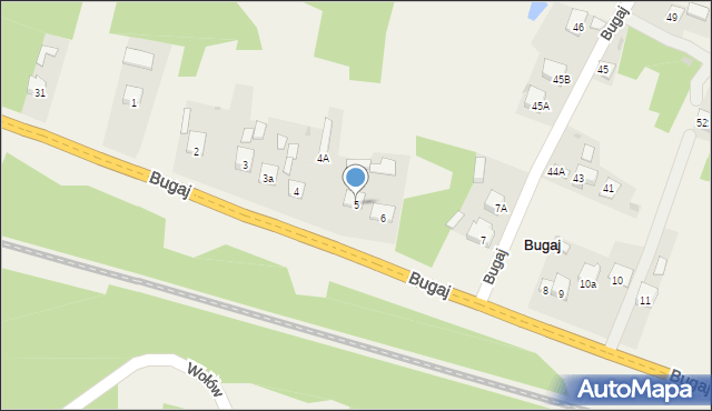 Bugaj, Bugaj, 5, mapa Bugaj