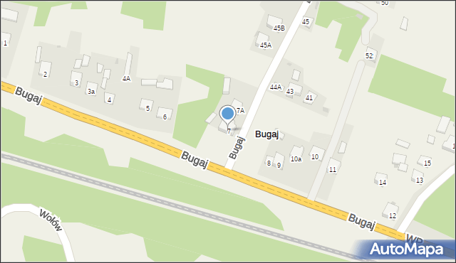 Bugaj, Bugaj, 7, mapa Bugaj