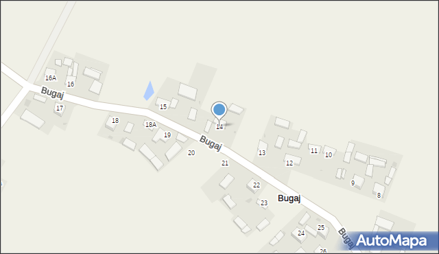 Bugaj, Bugaj, 14, mapa Bugaj