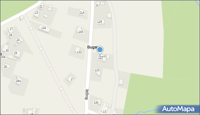 Bugaj, Bugaj, 122, mapa Bugaj