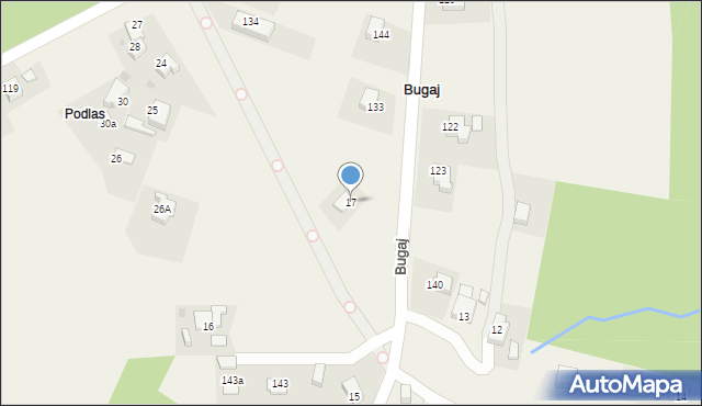 Bugaj, Bugaj, 17, mapa Bugaj