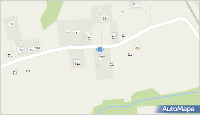 Bugaj, Bugaj, 62B, mapa Bugaj