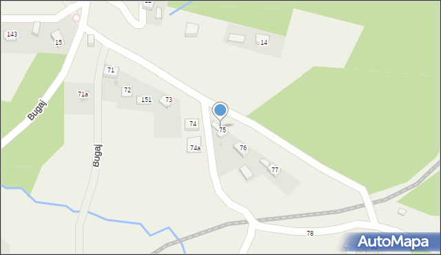 Bugaj, Bugaj, 75a, mapa Bugaj