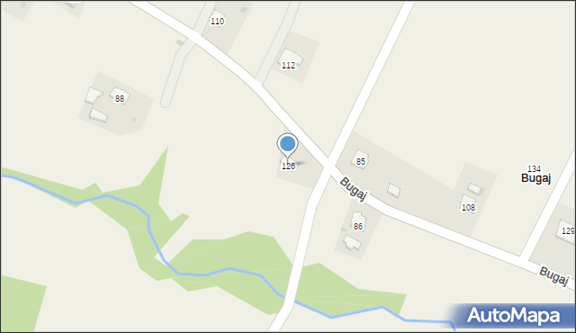 Bugaj, Bugaj, 126, mapa Bugaj