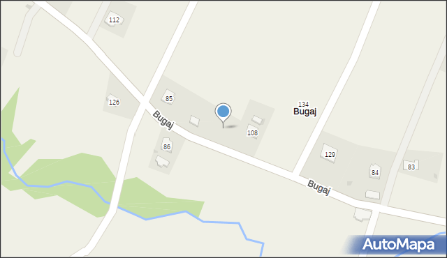 Bugaj, Bugaj, 85b, mapa Bugaj