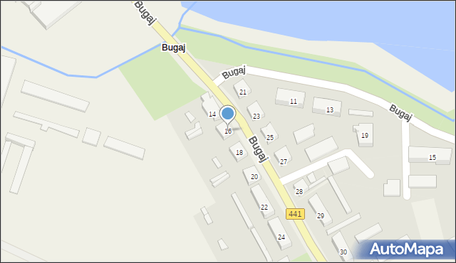 Bugaj, Bugaj, 16, mapa Bugaj