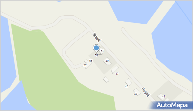 Bugaj, Bugaj, 53, mapa Bugaj