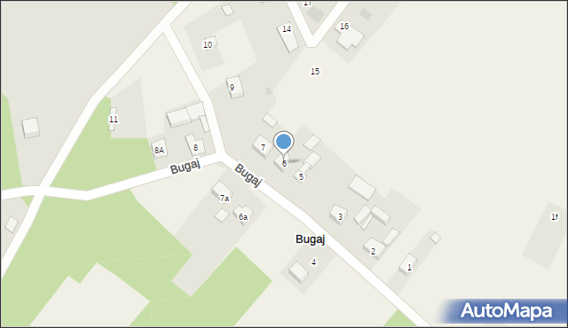 Bugaj, Bugaj, 6, mapa Bugaj
