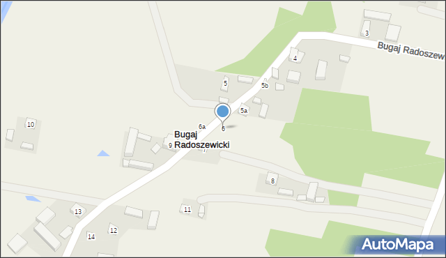 Bugaj Radoszewicki, Bugaj Radoszewicki, 6, mapa Bugaj Radoszewicki
