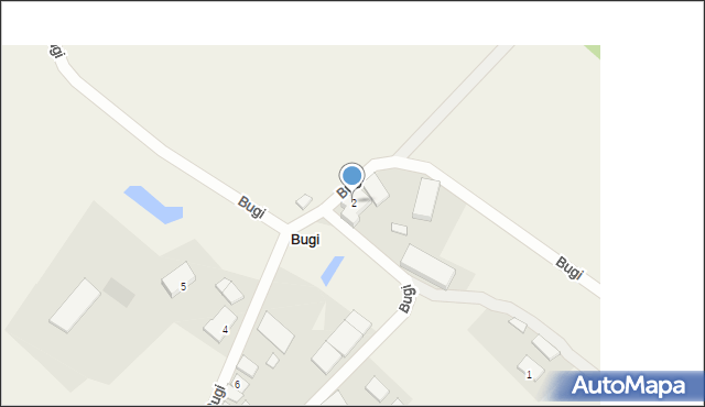 Bugi, Bugi, 2, mapa Bugi