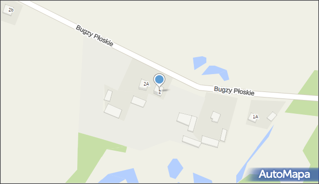 Bugzy Płoskie, Bugzy Płoskie, 2, mapa Bugzy Płoskie