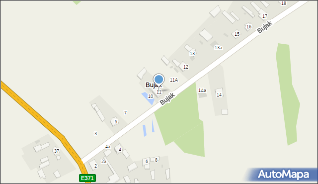 Bujak, Bujak, 11, mapa Bujak